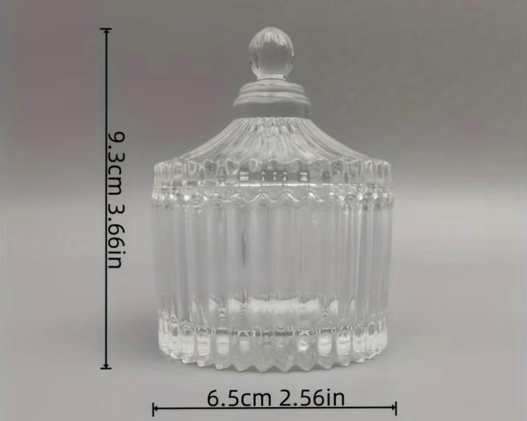 Hand-Poured Scented Crystal Jar Candle | Soy Wax Home Décor