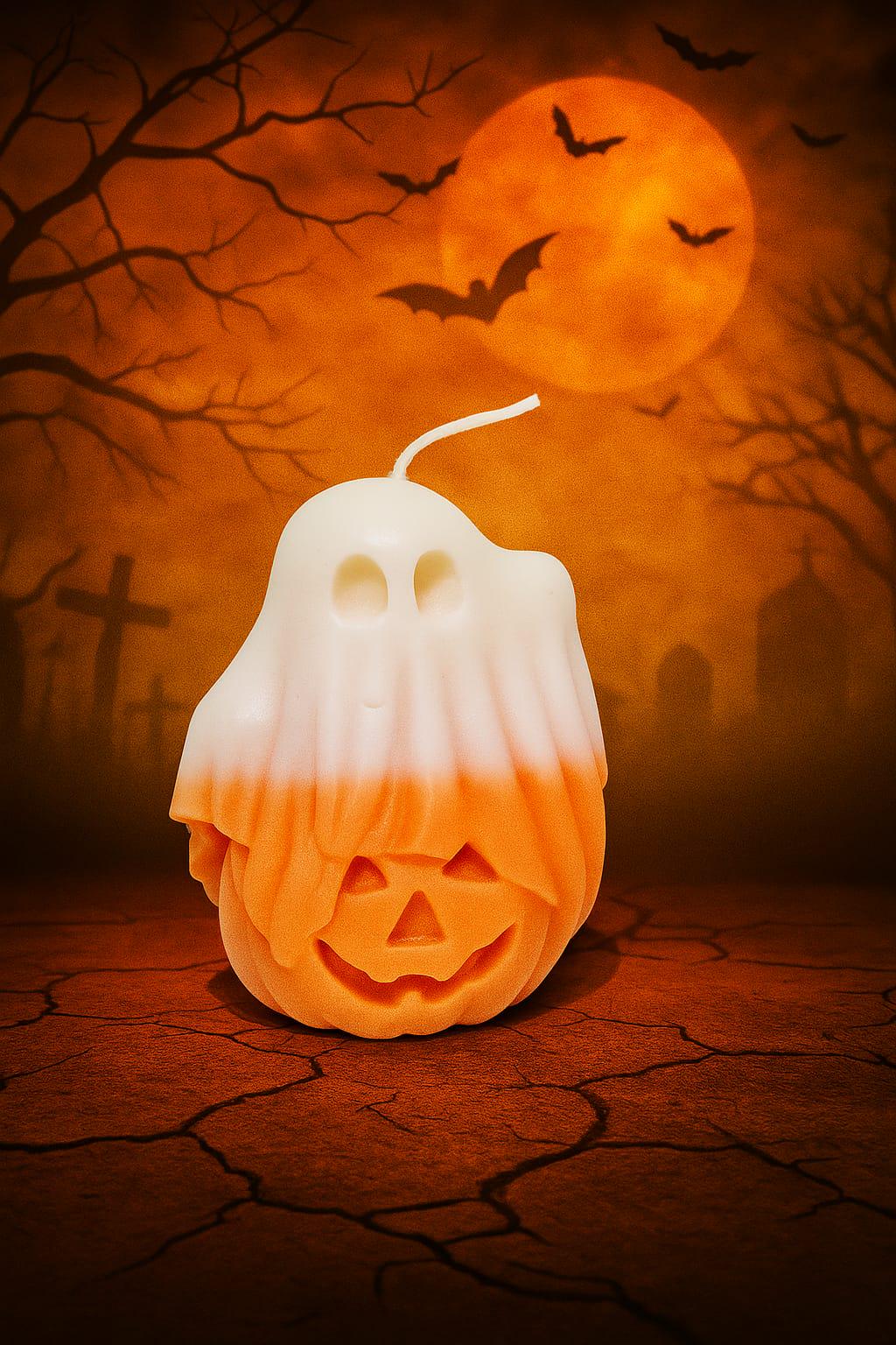 Halloween Scented Candle Collection – Pumpkin, Ghost & Spooky Decor Candles – Handmade Autumn Gifts