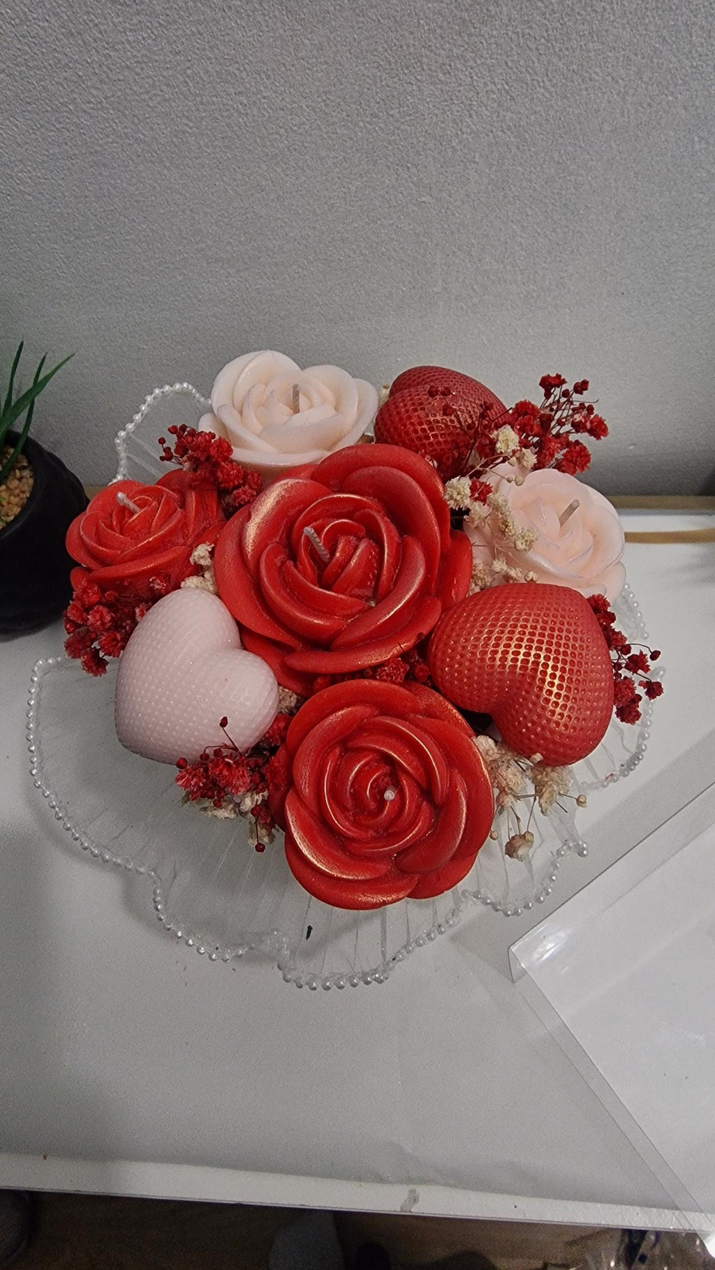 Handmade Rose Wax Melt Bouquet | Gift for her