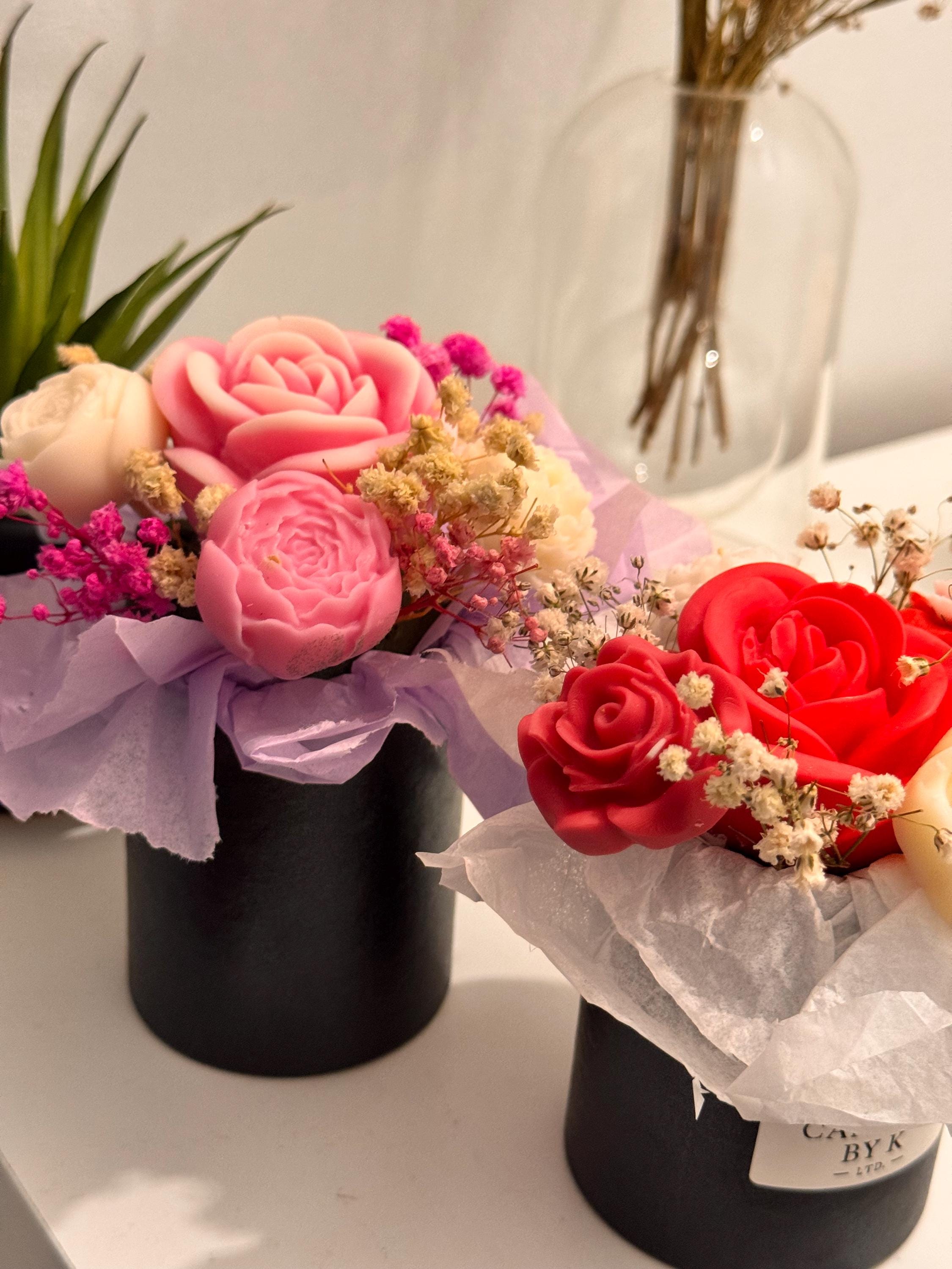 Handcrafted Scented Wax Melt Flower Bouquet