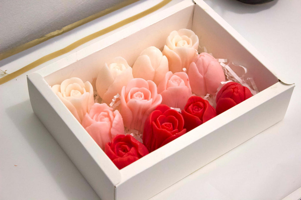 Floral Tulip Wax Melts Gift Set | Hand-Poured Home Fragrance