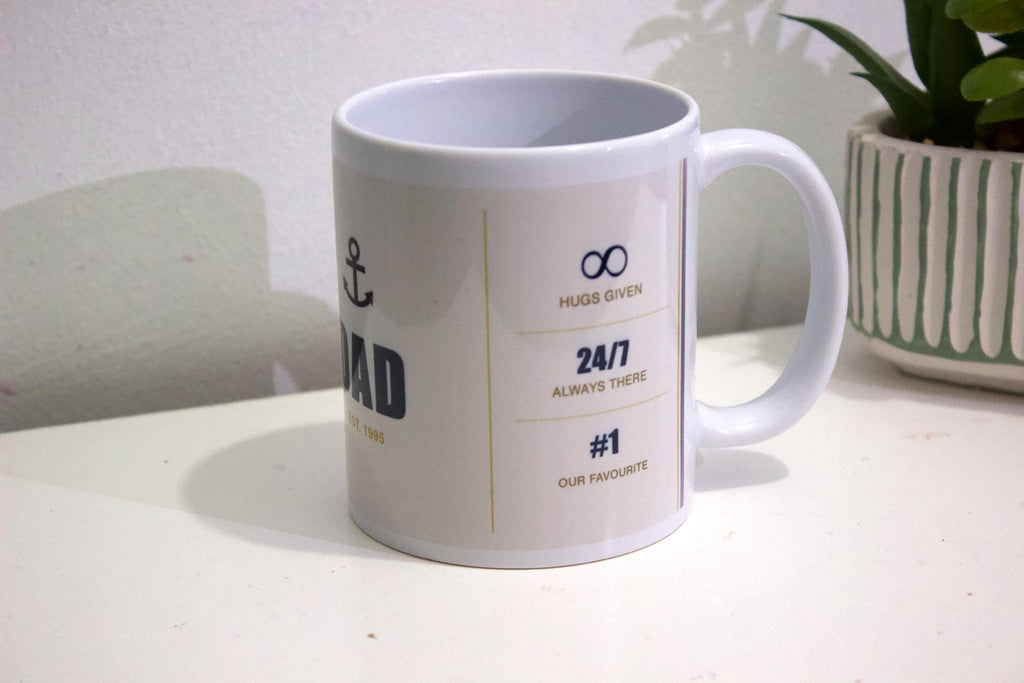 Personalised Father’s Mug | Custom Dad Name Coffee Cup