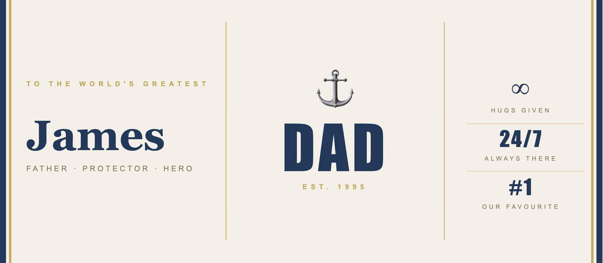 Personalised Father’s Mug | Custom Dad Name Coffee Cup