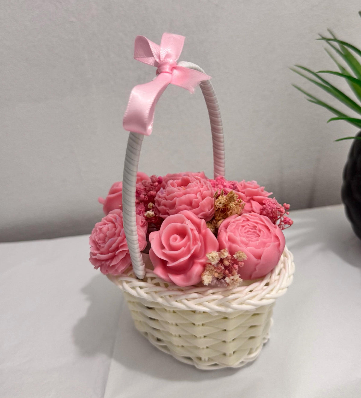 Floral Scented Wax Melt Mini Basket