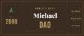 Personalised Father’s Mug | Custom Dad Name Coffee Cup