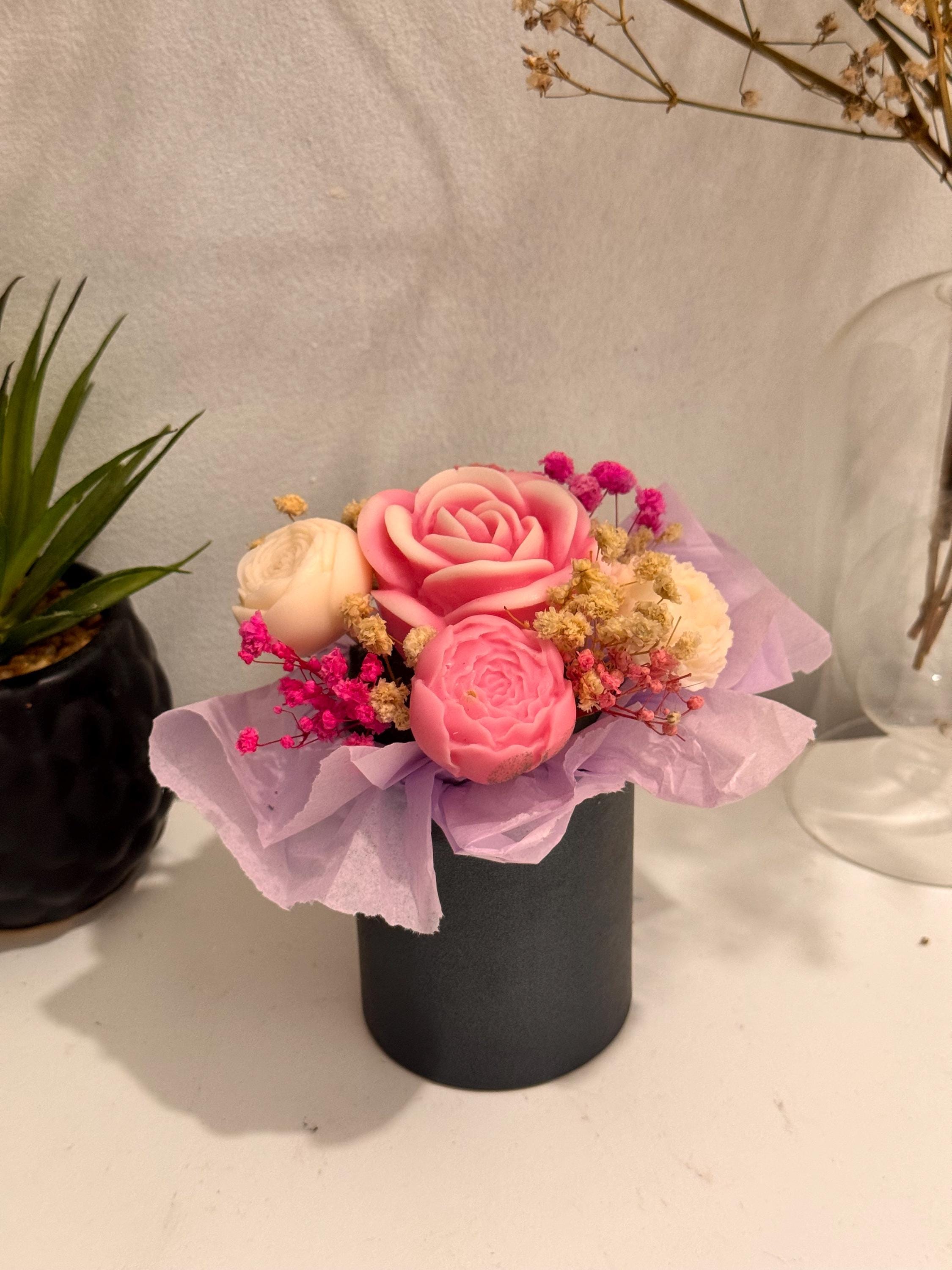 Handcrafted Scented Wax Melt Flower Bouquet