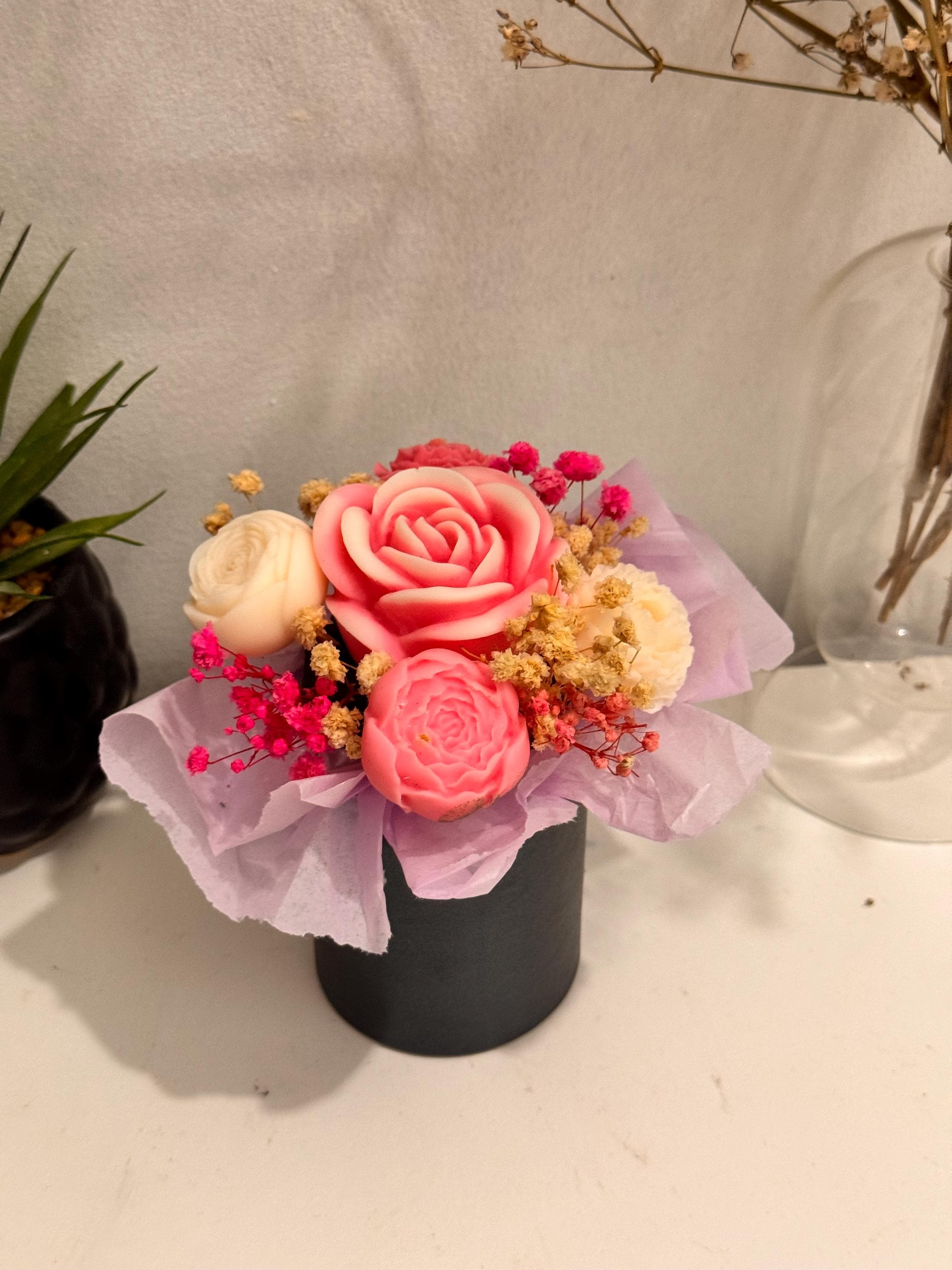 Handcrafted Scented Wax Melt Flower Bouquet