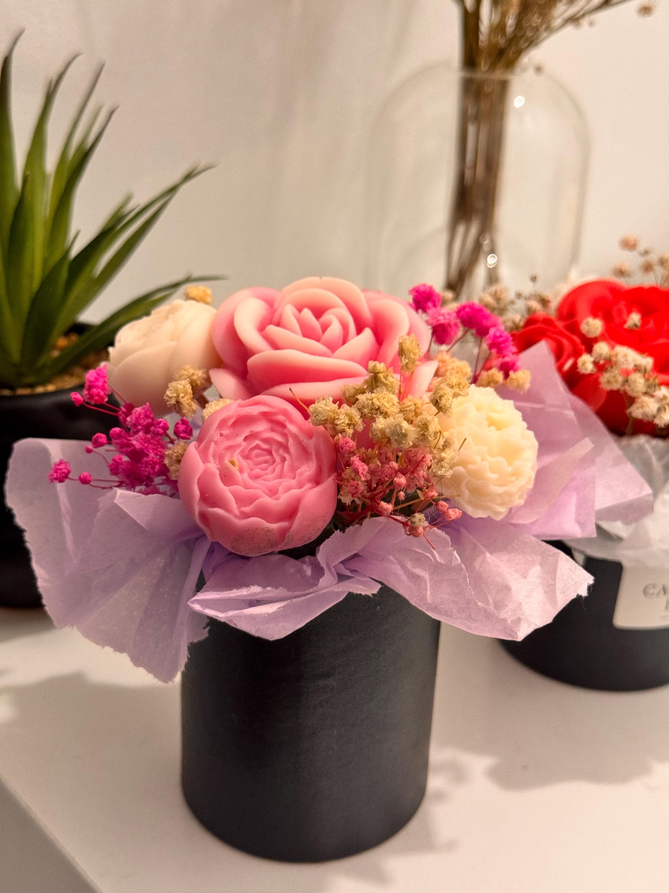 Handcrafted Scented Wax Melt Flower Bouquet