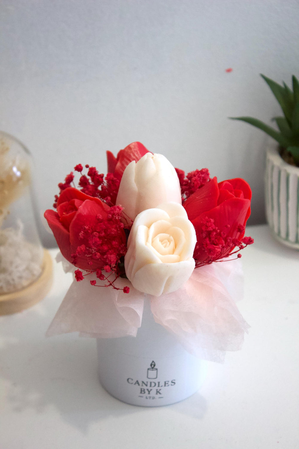 Handmade Tulip Wax Melt Bouquet | Scented Floral Home Fragrance Gift