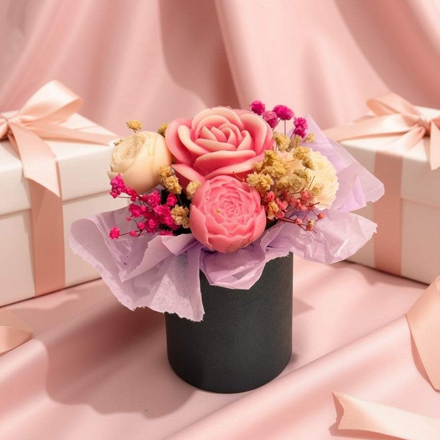Handcrafted Scented Wax Melt Flower Bouquet